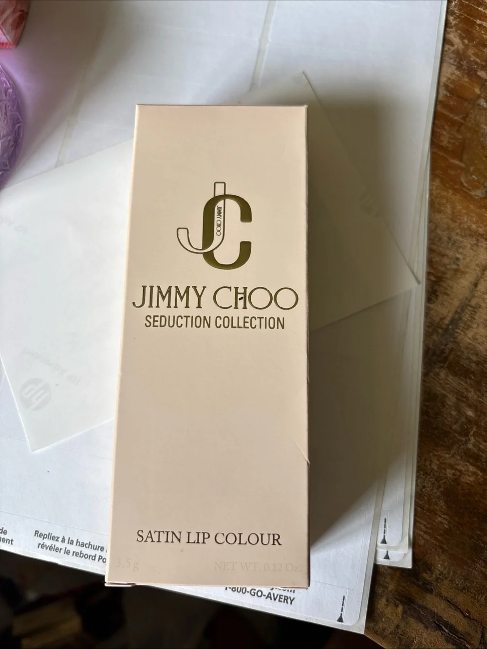 Jimmy Choi seduction collection satin lip color   005. Oh my pink
